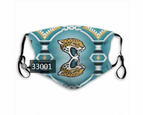 New 2021 NFL Jacksonville Jaguars 105 Dust mask with filter->nfl dust mask->Sports Accessory